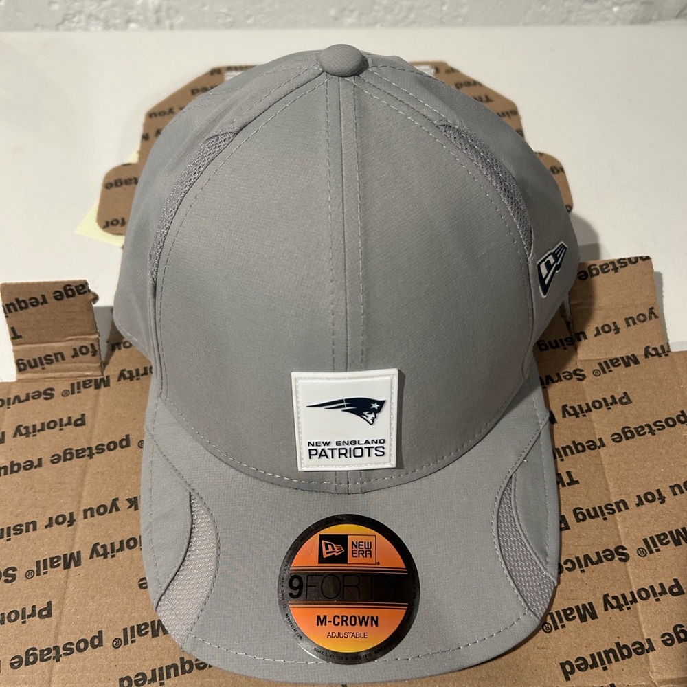 New Era Light Gray Patriots Hat - New